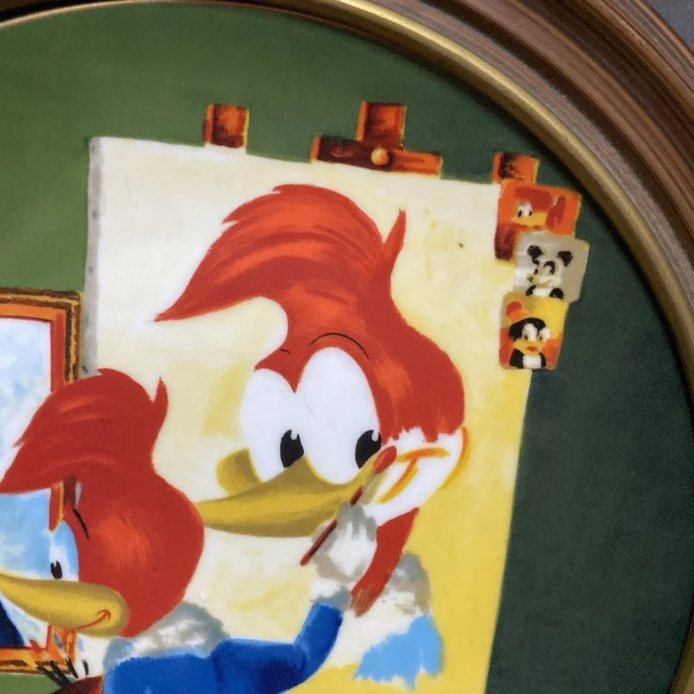 WALTER LANTZ Happy Art Limited Edition #2278 WOODY'S TRIPLE-SELF PORTRAIT PLATE